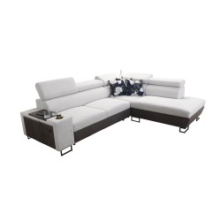 Corner sofa Prestige VII with Soft to the touch, Freya 210.02 + Tauro 8203 - elegance and functionality in one