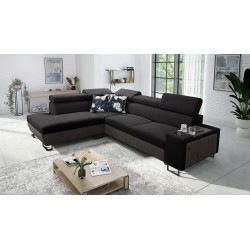 Narożnik Prestige VII z Miękka w dotyku, Freya 210.25 + Tauro 8207 - elegancja i funkcjonalność w jednym