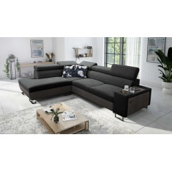 Narożnik Prestige VII z Miękka w dotyku, Freya 210.24 + Tauro 8207 - elegancja i funkcjonalność w jednym