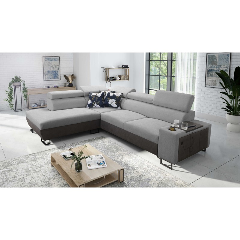 Куток Prestige VII з м'якою на дотик тканиною, Freya 210.20 + Tauro 8207 - елегантність і функціональність в одному