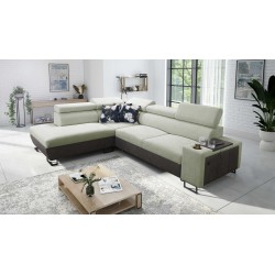 Ecksofa Prestige VII mit weichem Griff, Freya 210.11 + Tauro 8207 - Eleganz und Funktionalität in einem