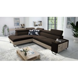 Ecksofa Prestige VII mit weichem Touch, Freya 210.08 + Tauro 8203 - Eleganz und Funktionalität in einem