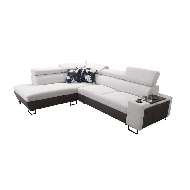 Prestige VII corner sofa with soft-touch, Freya 210.18 + Tauro 8207 - elegance and functionality in one