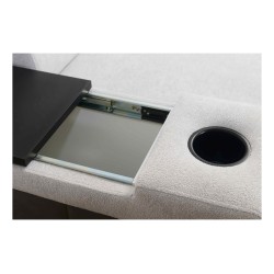 Esquina Prestige III con función de cama y puerto USB - Suave al tacto, Freya 210.20 + Tauro 8207