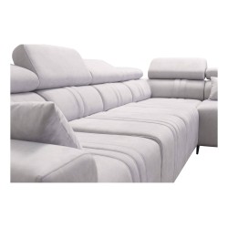 Exklusives Ecksofa Verona XI mit Schlaffunktion in Samtstoff, Vena 3 | Ihre Ideal Möbel