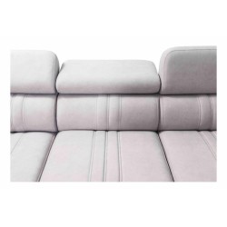 Exclusive Verona XI Corner Sofa with Sleeping Function in Velvet Fabric, Vena 13 | Your Ideal Furniture