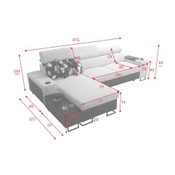 Ecksofa Prestige I mit Schlaffunktion – Eleganz und Funktionalität | [Twoja firma]