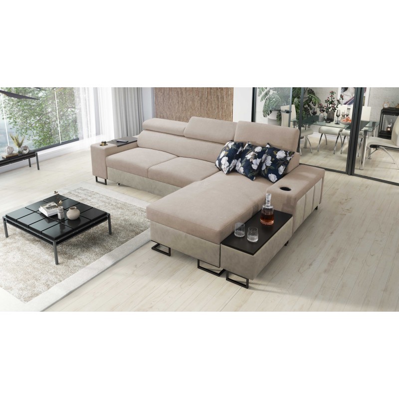 Prestige I Corner Sofa with Sleeping Function – Elegance and Functionality | [Your Company]