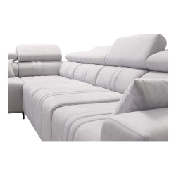 Exklusives Ecksofa Verona XI mit Schlaffunktion in Samtstoff, Vena 8 | Ihre Idealen Möbel