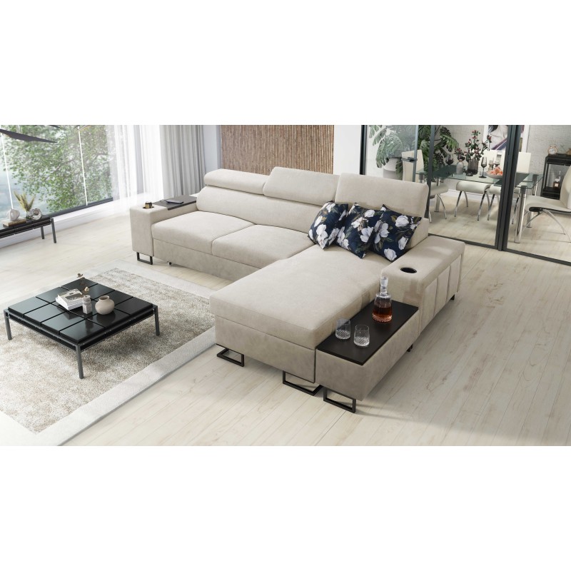 Prestige I Corner Sofa with Sleeping Function – Elegance and Functionality | [Your Company]