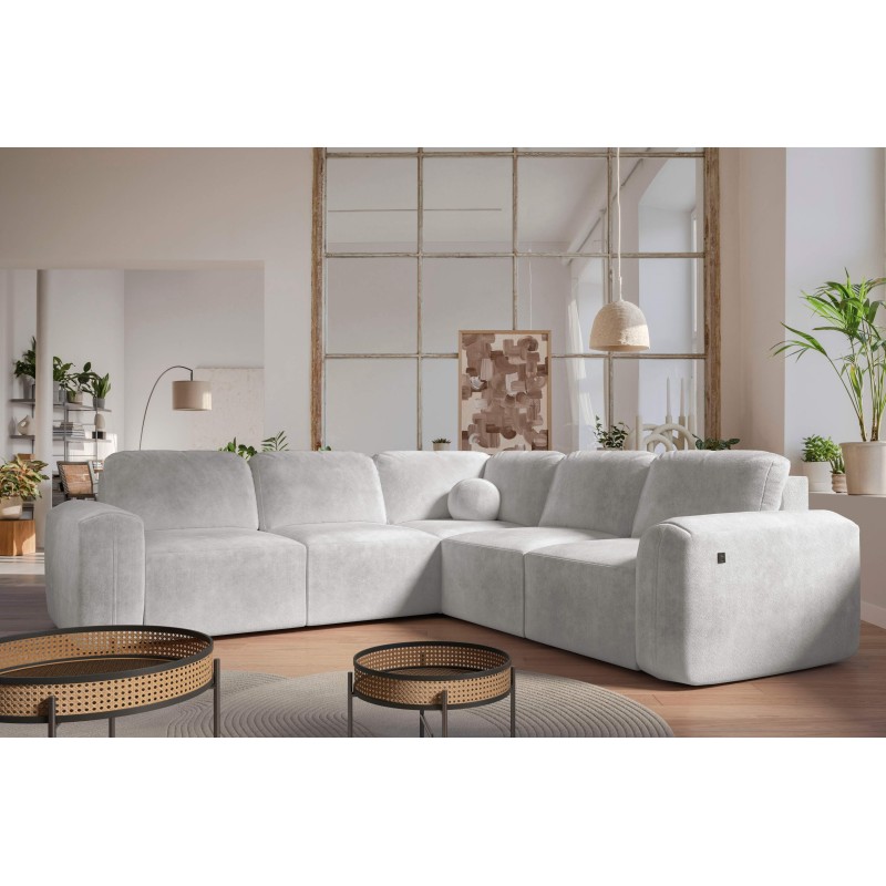 Die Monaco III Ecksofa mit Schlaffunktion – Luxus und Funktionalität in einem Möbelstück.