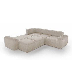 Esquina Monaco III con función para dormir: lujo y funcionalidad en un solo mueble.