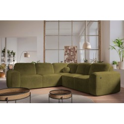 Esquina Monaco III con función para dormir: lujo y funcionalidad en un solo mueble.