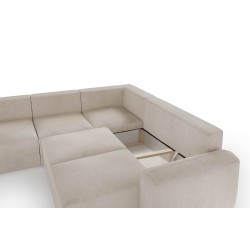 Monaco III corner sofa with sleeping function – luxury and functionality in one piece of furniture