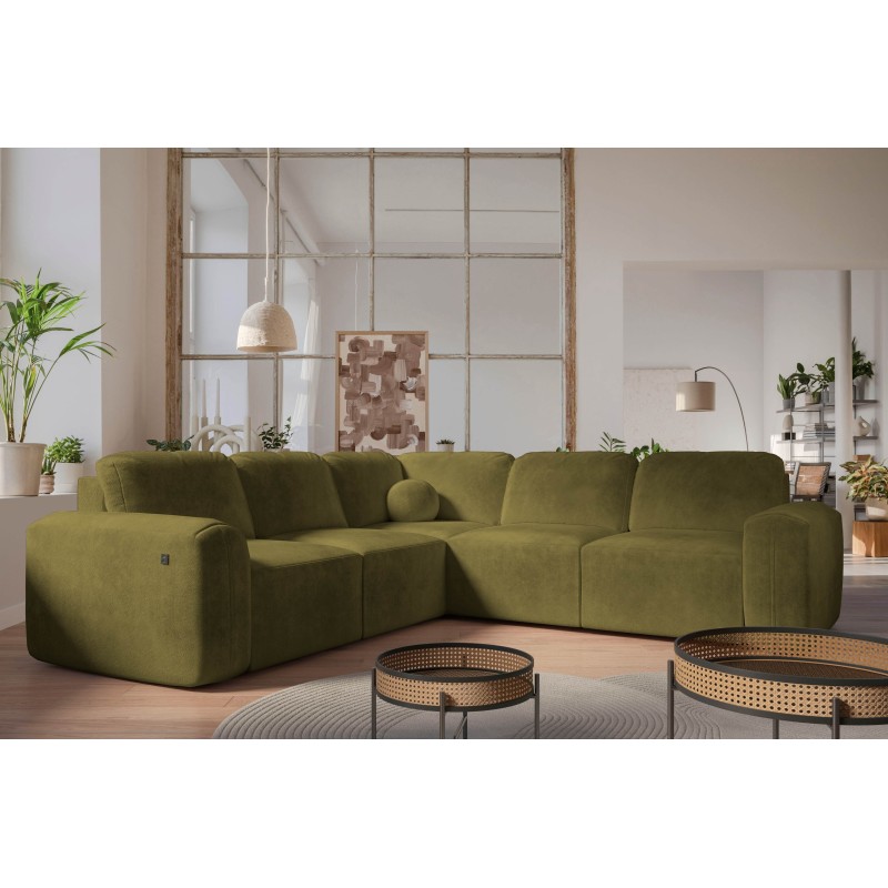 Monaco III corner sofa with sleeping function – luxury and functionality in one piece of furniture