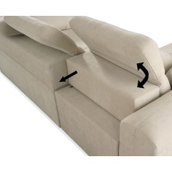 Luxor XII Corner Sofa with Sleeping Function - an elegant and practical piece of furniture for your home