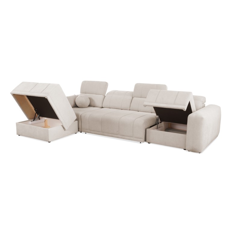 Luxor XII Ecksofa mit Schlaffunktion - elegantes und praktisches Möbelstück für Ihr Zuhause