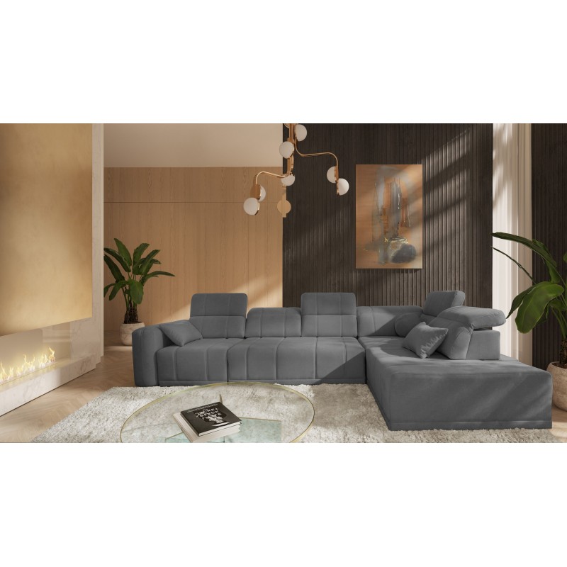 Esquina Luxor XI con función de cama tapizado Wind 05