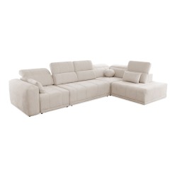 Luxor XI corner sofa with sleeping function, fabric Wind 05