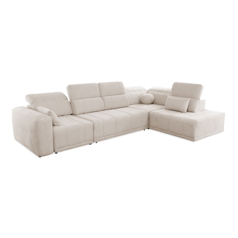 Luxor XI corner sofa with sleeping function, fabric Wind 05