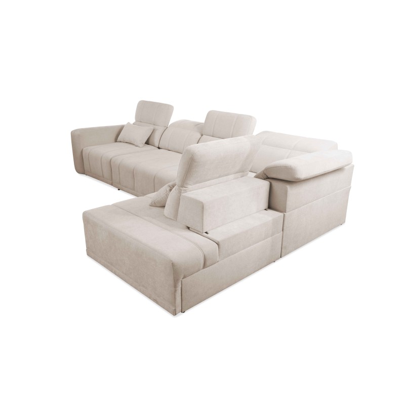 Esquina Luxor XI con función de cama tapizado Wind 05