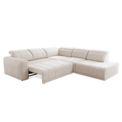 Luxor IX Corner Sofa with Sleeping Function, Fabric Wind 05