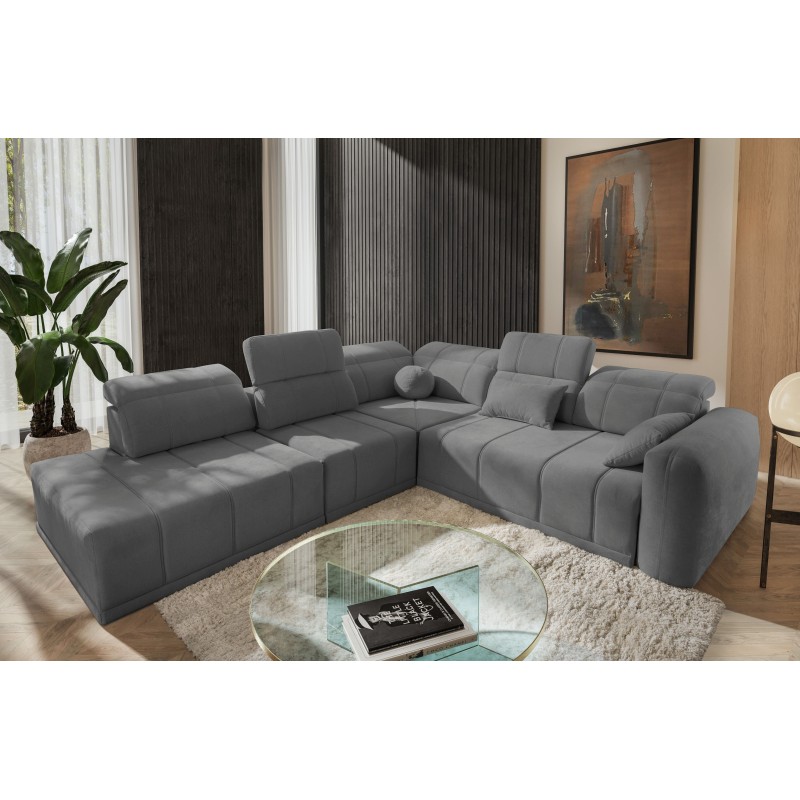 Esquina Luxor IX con función de cama tela Wind 05