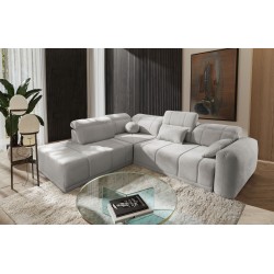 Sofá esquinero Luxor VII con función de cama Plecionka, Wind 84 - una combinación de estilo y funcionalidad