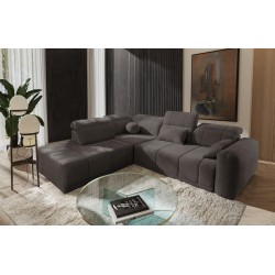 Luxor VII Corner Sofa with Sleeping Function, Plecionka, Wind 21 - a combination of style and functionality