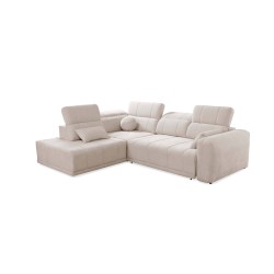 Esquina Luxor VII con función para dormir Plecionka, Wind 02: una combinación de estilo y funcionalidad.