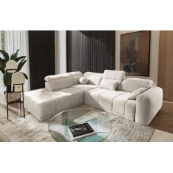 Esquina Luxor VII con función para dormir Plecionka, Wind 02: una combinación de estilo y funcionalidad.