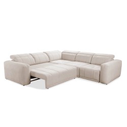 Luxus-Ecksofa Luxor III mit Schlaffunktion - Geflecht, Wind 28