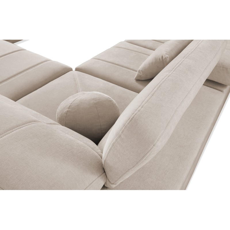 Luxus-Ecksofa Luxor III mit Schlaffunktion - Geflecht, Wind 28