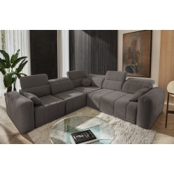 Luxurious Luxor III Corner Sofa with Sleeping Function - Weave, Wind 21