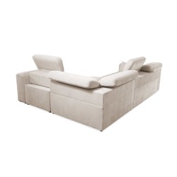 Luxor II Ecksofa mit Schlaffunktion Plecionka, Wind 02 - Komfort und Eleganz in einem
