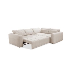 Luxor II Corner Sofa with Sleeping Function Plecionka, Wind 05 - Comfort and Elegance in One