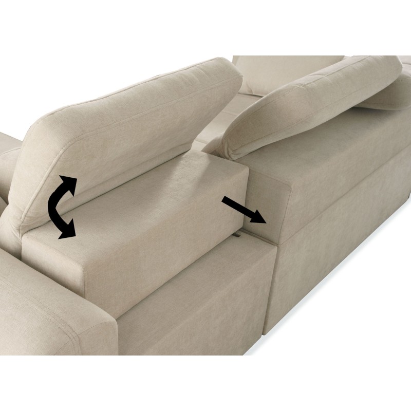 Ecksofa Luxor II mit Schlaffunktion Plecionka, Wind 73 - Komfort und Eleganz in einem