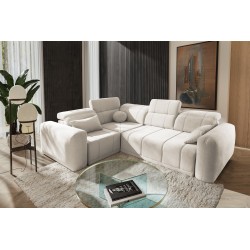 Кутовий диван Luxor II з функцією сну Plecionka, Wind 02 - комфорт і елегантність в одному