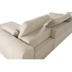 Luxor I Corner Sofa with Sleeping Function in Plecionka Fabric, Wind 90 - Luxury and Comfort in Your Living Room