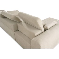Luxor I corner sofa with sleeping function in Plecionka fabric, Wind 73 - Luxury and comfort in your living room