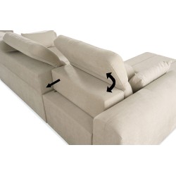 Luxor I corner sofa with a sleeping function in Plecionka fabric, Wind 21 - Luxury and comfort in your living room