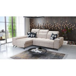 Ascot I corner sofa with a sleeping function and USB port | Furniture with a timeless style