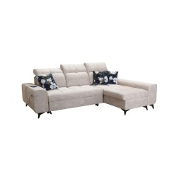 Ascot I corner sofa with a sleeping function and USB port | Furniture with a timeless style