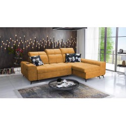 Ascot I corner sofa with a sleeping function and USB port | Furniture with a timeless style