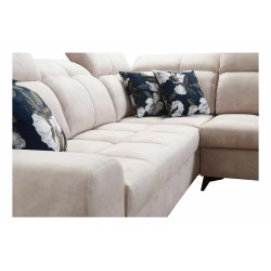 Ascot III Corner Sofa with Sleeping Function, USB Port, and Headrests | Your Classy Furniture