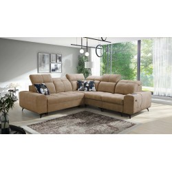 Ascot III Corner Sofa with Sleeping Function, USB Port, and Headrests | Your Classy Furniture
