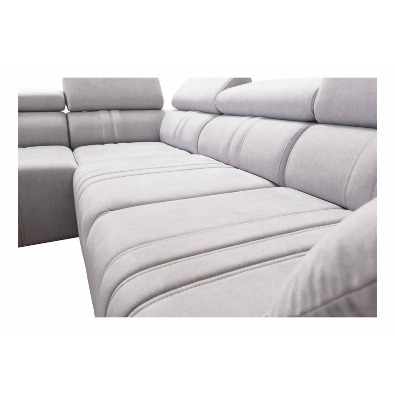 Ecksofa Verona VII mit Schlaffunktion in Veloursstoff, Vena 14 – Eleganz und Funktionalität