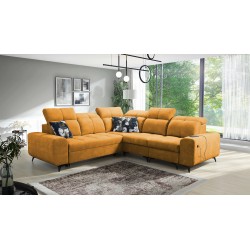 Ascot III Corner Sofa with Sleeping Function, USB Port, and Headrests | Your Classy Furniture