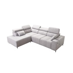 Ecksofa Verona VII mit Schlaffunktion in Veloursstoff, Vena 14 – Eleganz und Funktionalität