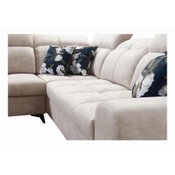 Ascot III Corner Sofa with Sleeping Function, USB Port, and Headrests | Your Classy Furniture